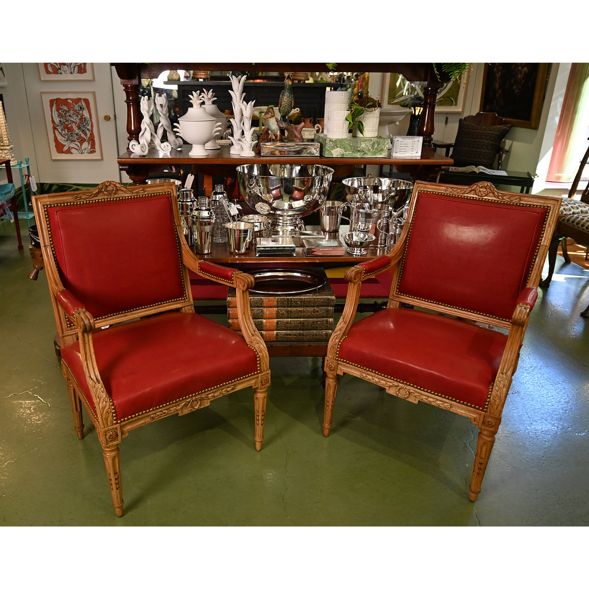 Pair of Louis XVI Fauteuils