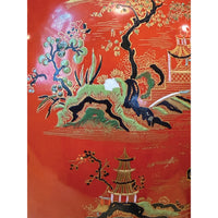 Pair of Chinoiserie Decorated Porcelain Ginger Jars Wired as Lamps