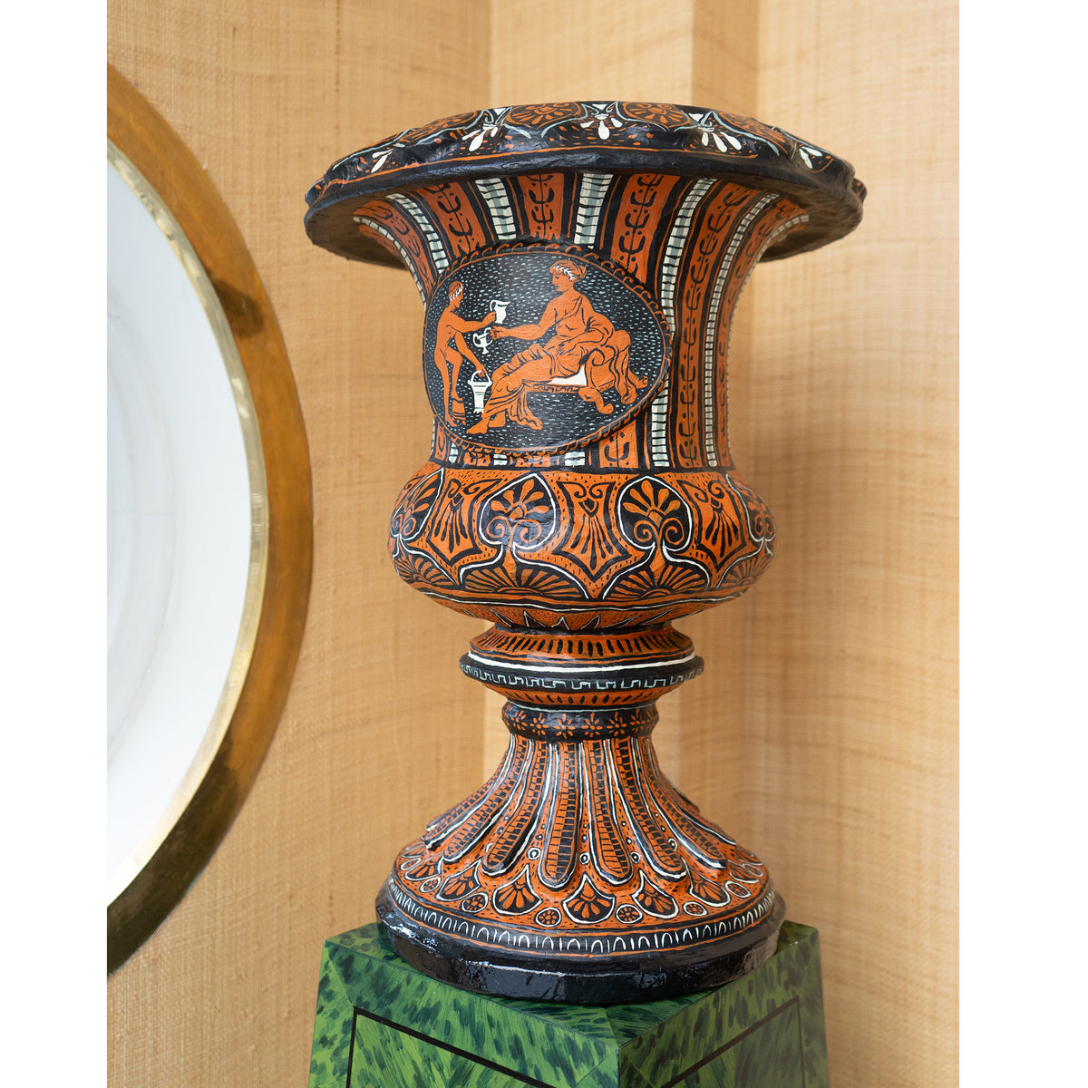 Mark Gagnon, Papier Mache Classical Monumental Urn