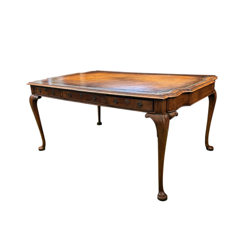 English 19th Century Double-Sided Library Table