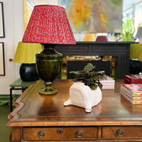 Jean Roger Large Mazarin Lamp in Khaki Green