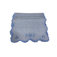 Eyelet Cocktail Napkins with Shaped Edge