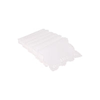 Eyelet Cocktail Napkins with Shaped Edge