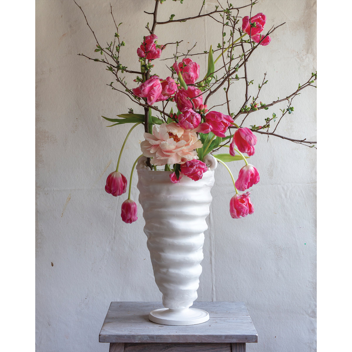 Frances Palmer, Matte Glaze Ridge Vase