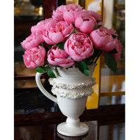 Frances Palmer, Ruffled Pedestal Pitcher