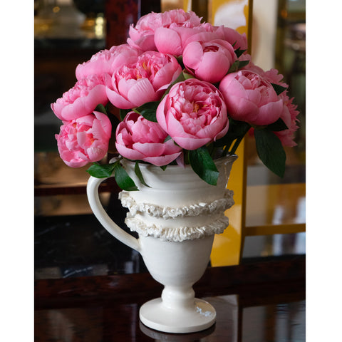 Ruffled Pedestal Pitcher