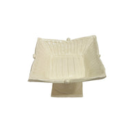 Frances Palmer, Square Four Dot Pedestal Bowl