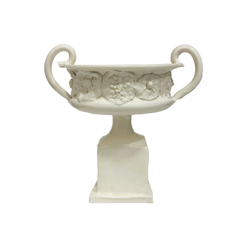 Floral Pedestal Bowl