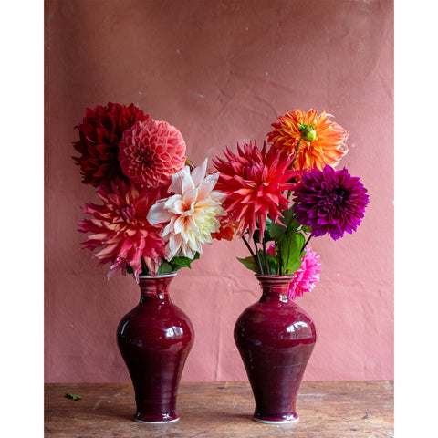 Frances Palmer, Large Oxblood Porcelain Vase