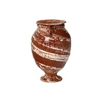 Frances Palmer, Marbleized Beaded Neck Vase