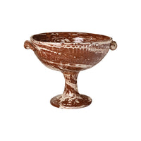 Frances Palmer, Marbleized Pedestal Bowl
