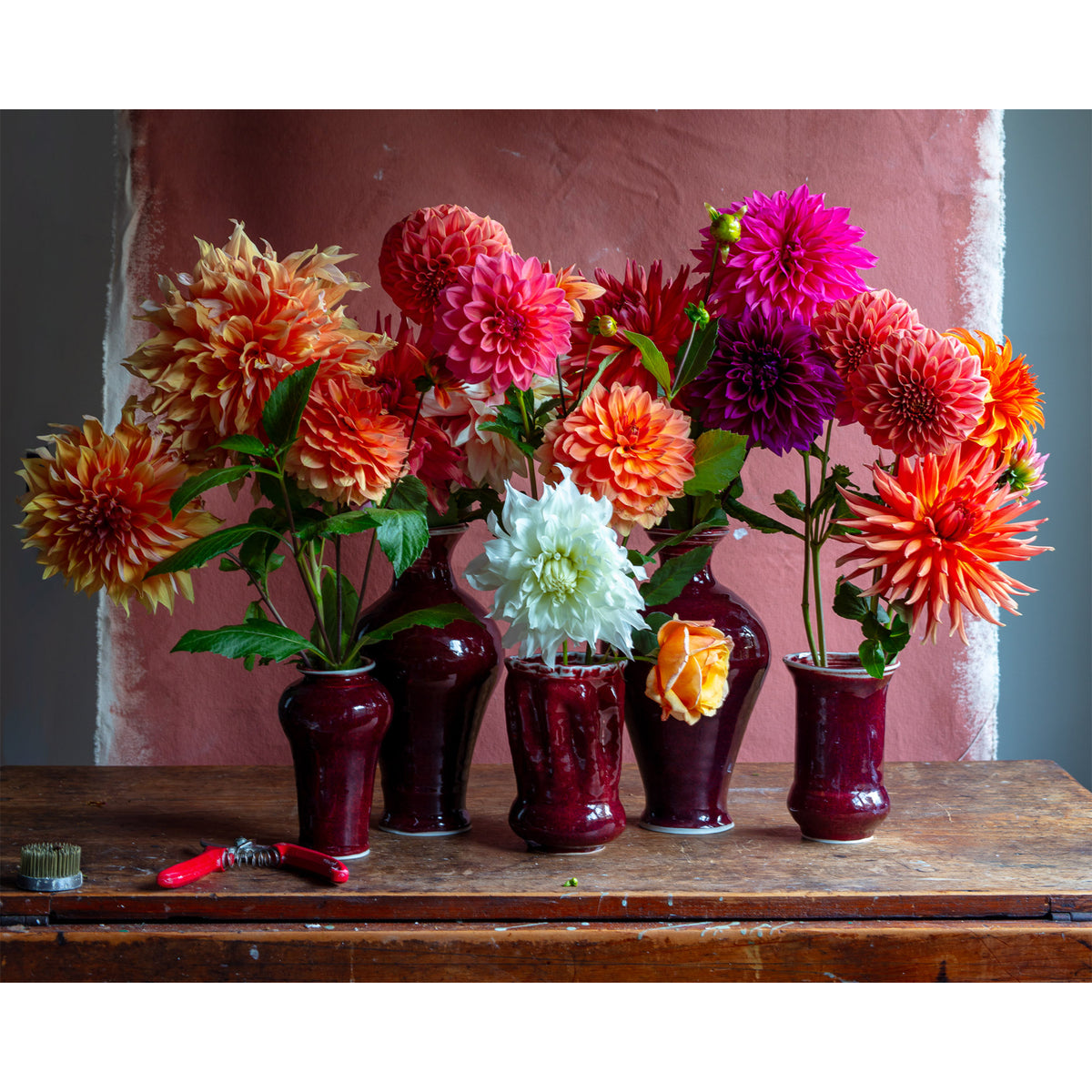 Frances Palmer, Large Oxblood Porcelain Vase