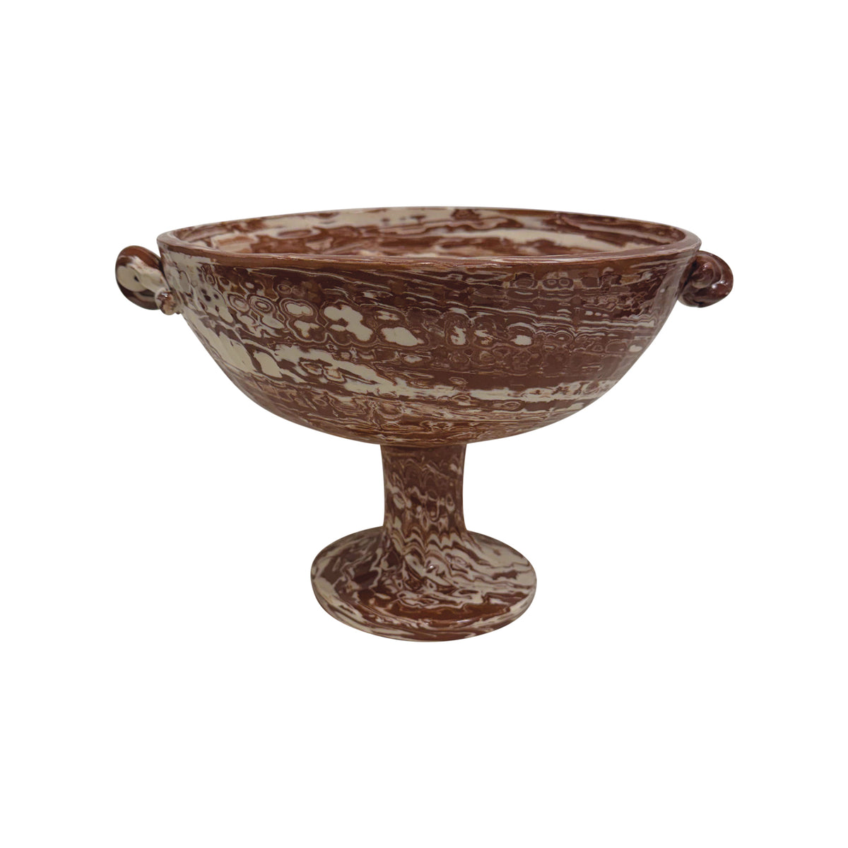 Frances Palmer, Marbleized Footed Bowl