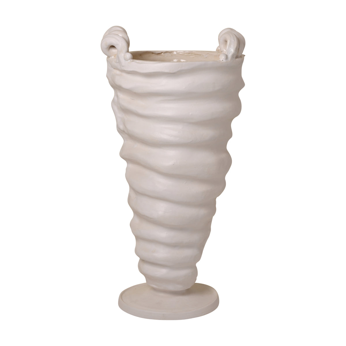 Frances Palmer, Matte Glaze Ridge Vase