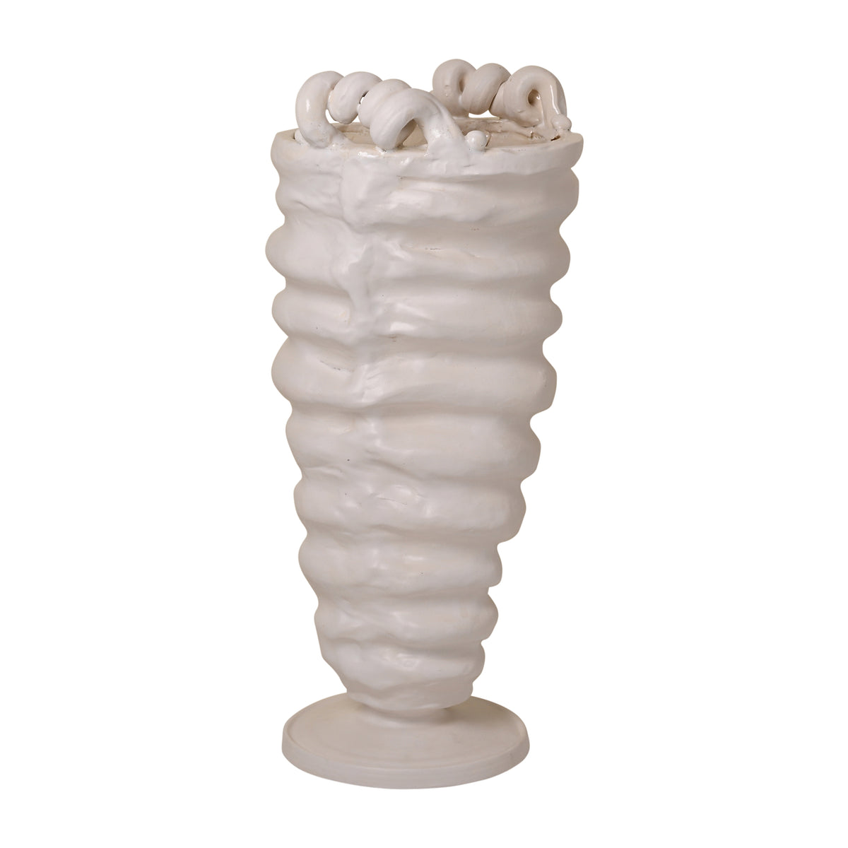 Frances Palmer, Matte Glaze Ridge Vase