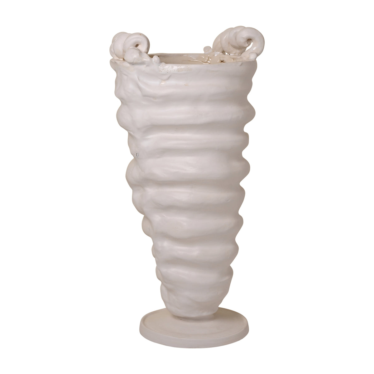 Frances Palmer, Matte Glaze Ridge Vase