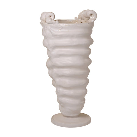 Frances Palmer, Matte Glaze Ridge Vase