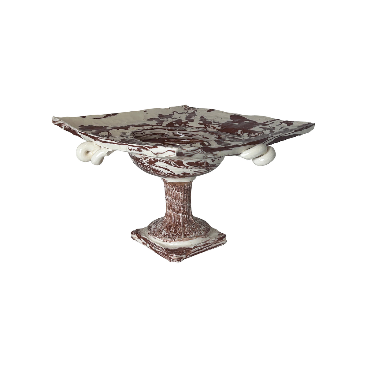 Frances Palmer, Square Footed Marbleized Bowl