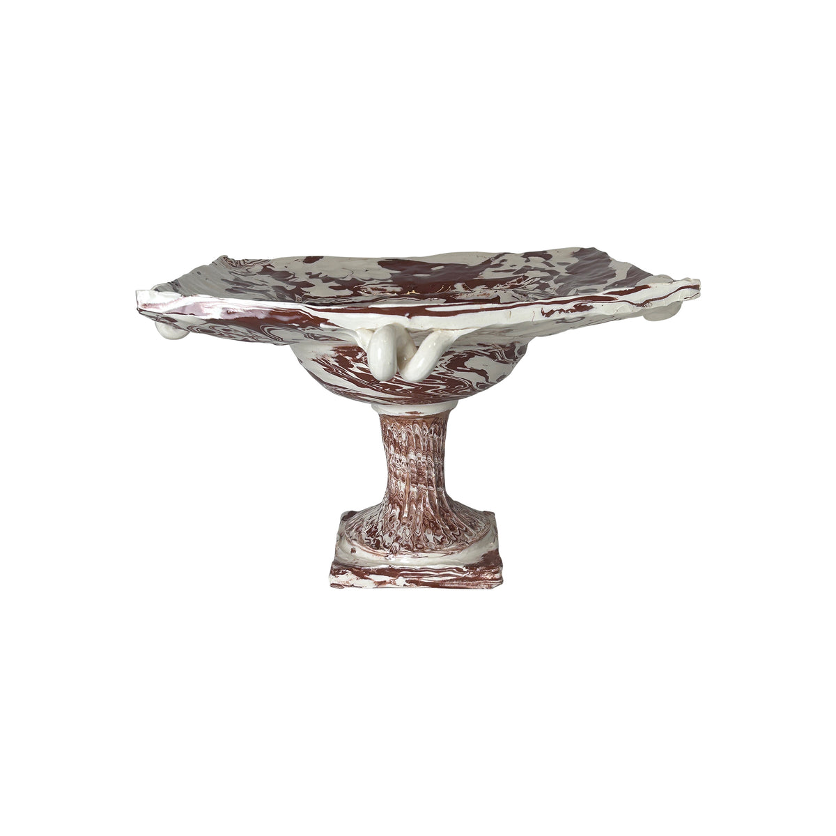 Frances Palmer, Square Footed Marbleized Bowl