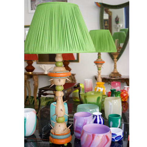 Pair of Fidelis Lamps in Multicolor