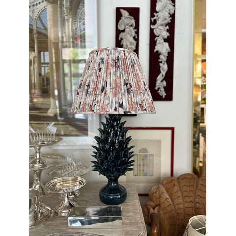 Jean Roger Large Flame Finial Lamp in Navy