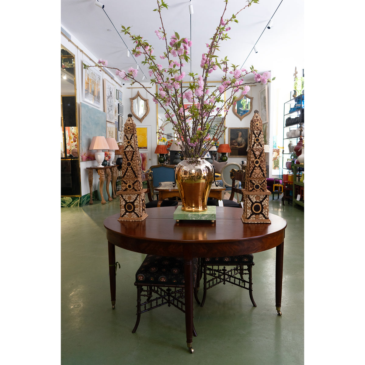 French Demilune Dining Table