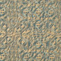 Fortuny Moresco Pillow in Vintage Blue-Green and Gold