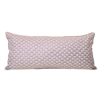 Fortuny Papiro Pillow in Lavender and White