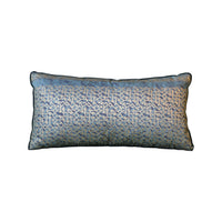 Fortuny Rabat Pillow in Palace Blue and Silvery Gold