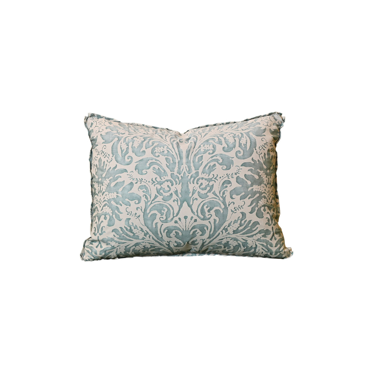 Fortuny Sevres Pillow in French Blue and Antique White