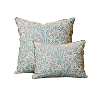 Fortuny Sevres Pillow in French Blue and Antique White
