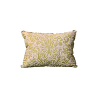 Fortuny Sevres Pillow in Bayou-Lime Green and Beige