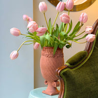 Frances Palmer, Terracotta Urn with Coiled Handles and Square Foot