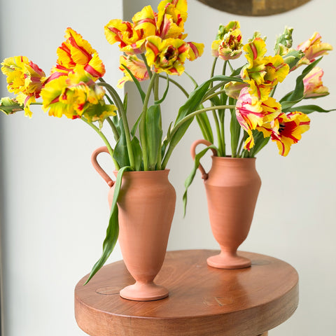 Frances Palmer, Side Handle Terracotta Vase