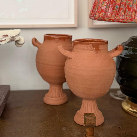 Frances Palmer, Terracotta Vase with Round Handles