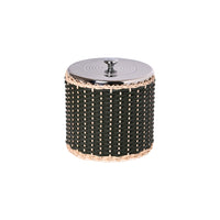 Menton Leather & Rattan Large Ice Bucket