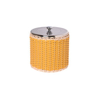 Menton Leather & Rattan Large Ice Bucket