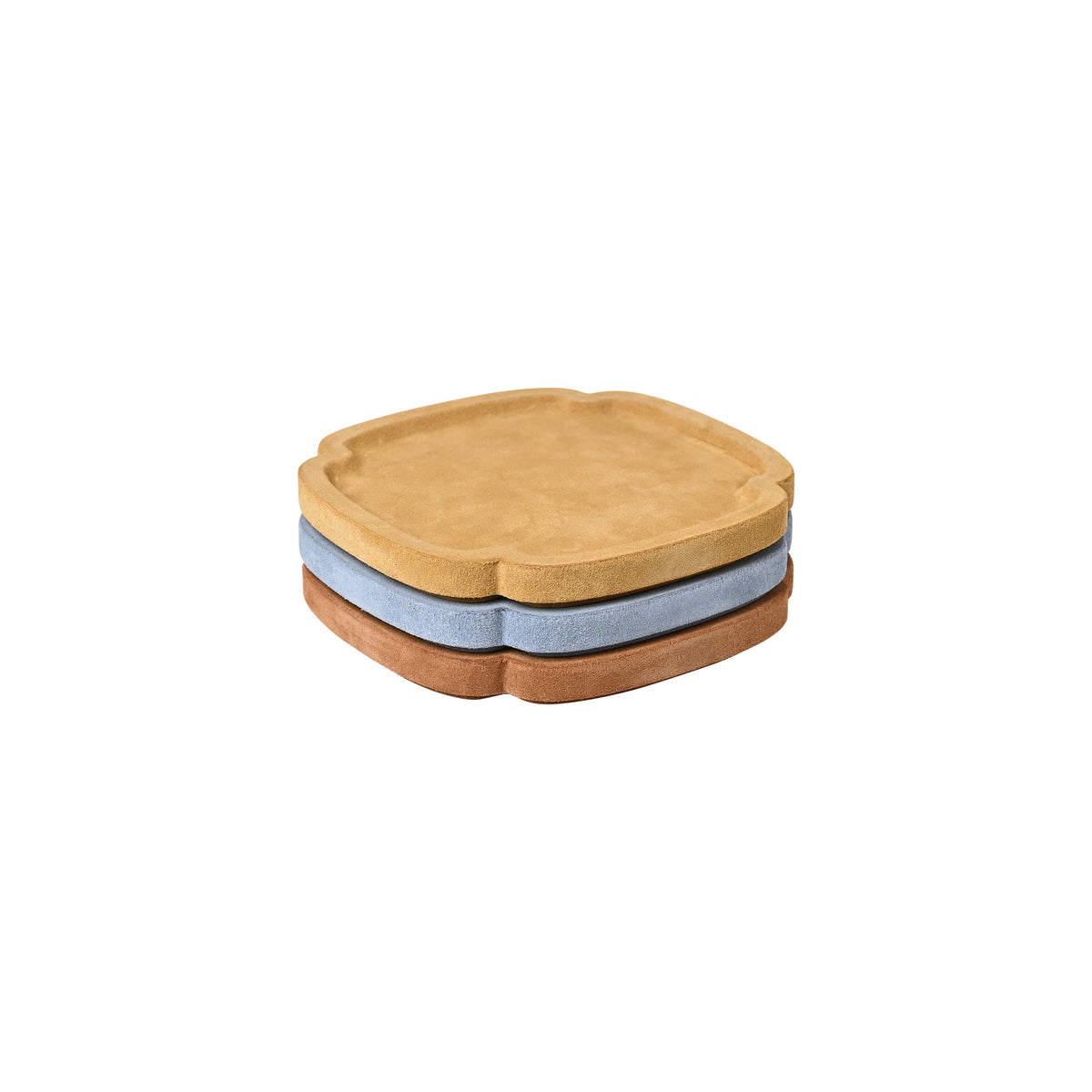 Small Vitruvio Valet Tray #1 in Suede