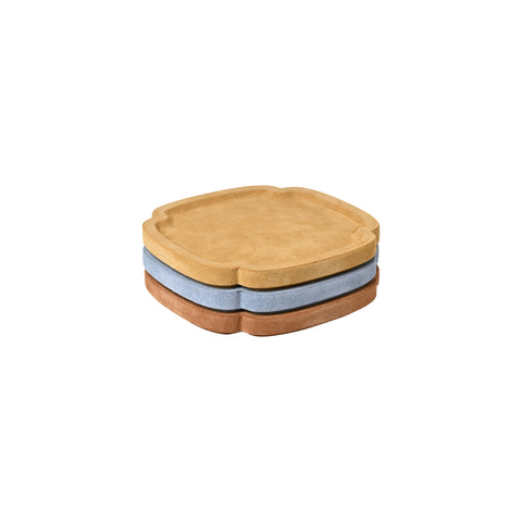 Small Vitruvio Valet Tray #1 in Suede