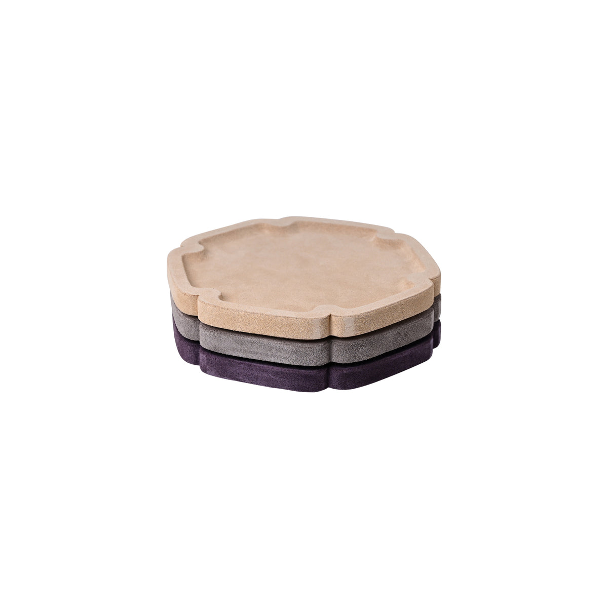 Small Vitruvio Valet Tray #2 in Suede