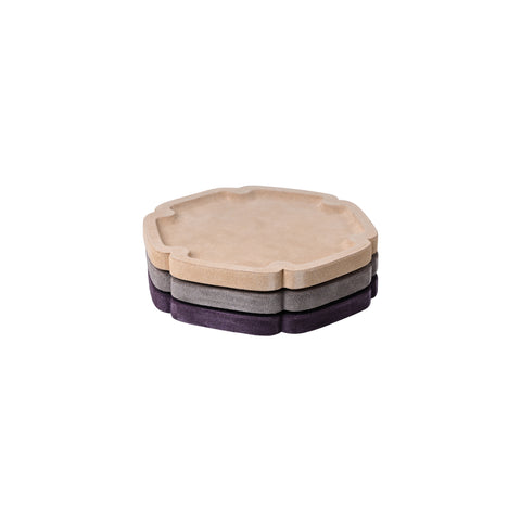 Small Vitruvio Valet Tray #2 in Suede