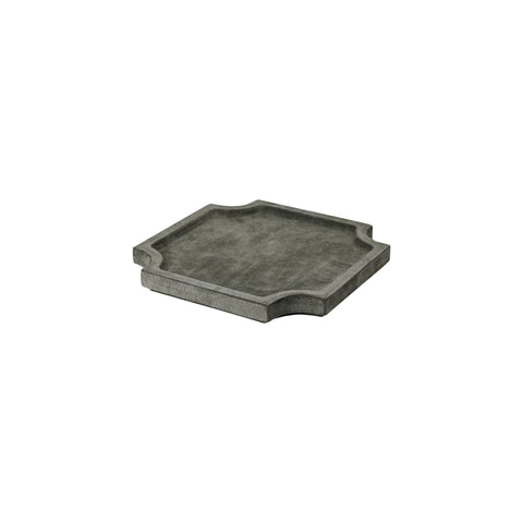 Small Vitruvio Valet Tray #3 in Suede