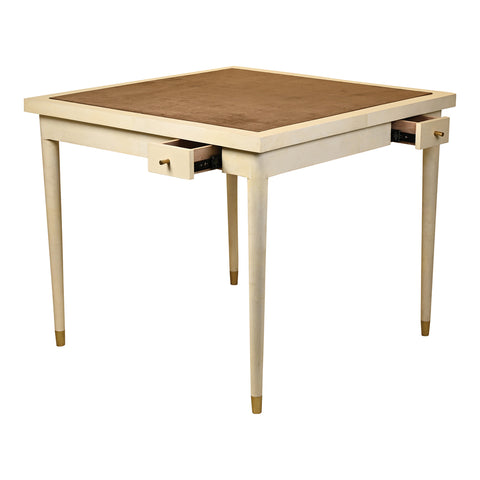 Evenson Game Table in Parchment