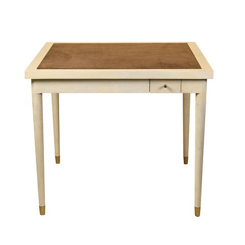 Evenson Game Table in Parchment