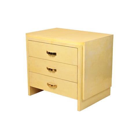 Bedside Table in Parchment