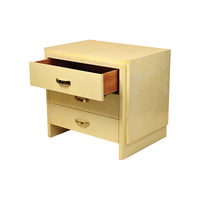 Bedside Table in Parchment
