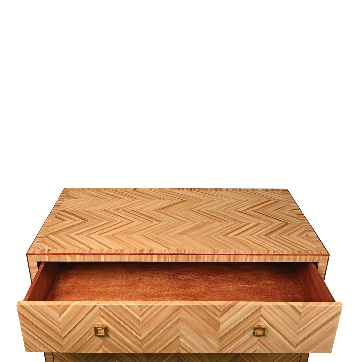 Trimble Chest in Straw Marquetry