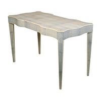 Vendome Table in Ciel Blue Shagreen