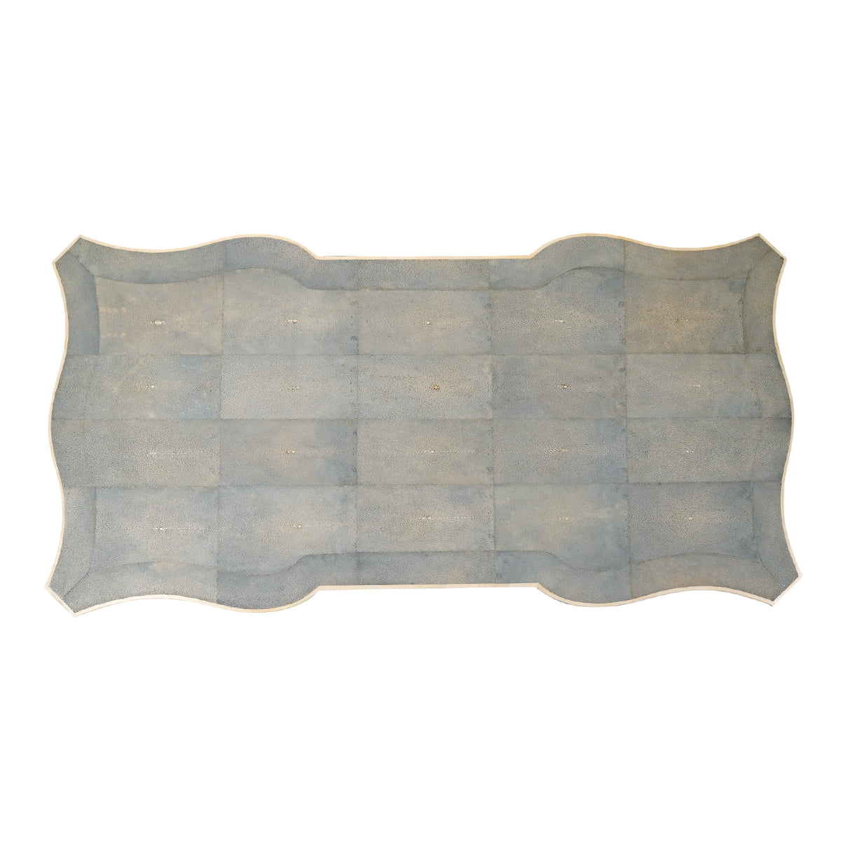 Vendome Table in Ciel Blue Shagreen