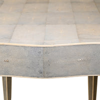 Vendome Table in Ciel Blue Shagreen